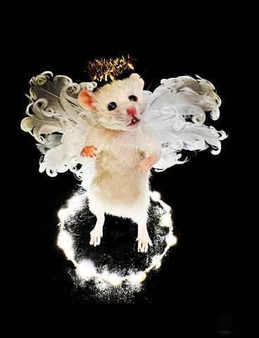 Mouse Angel Tree Topper