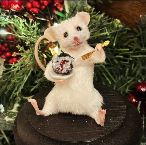 Yummy Christmas pudding.